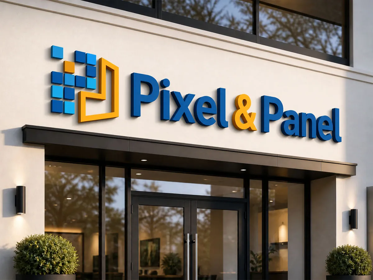 Storefront sign with dimensional letters in Beaumont Texas
