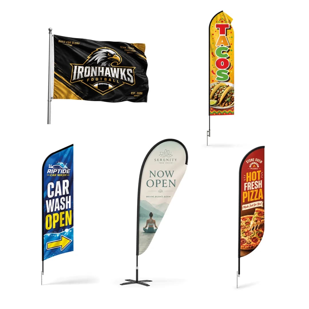 Custom Flags — Pixel & Panel