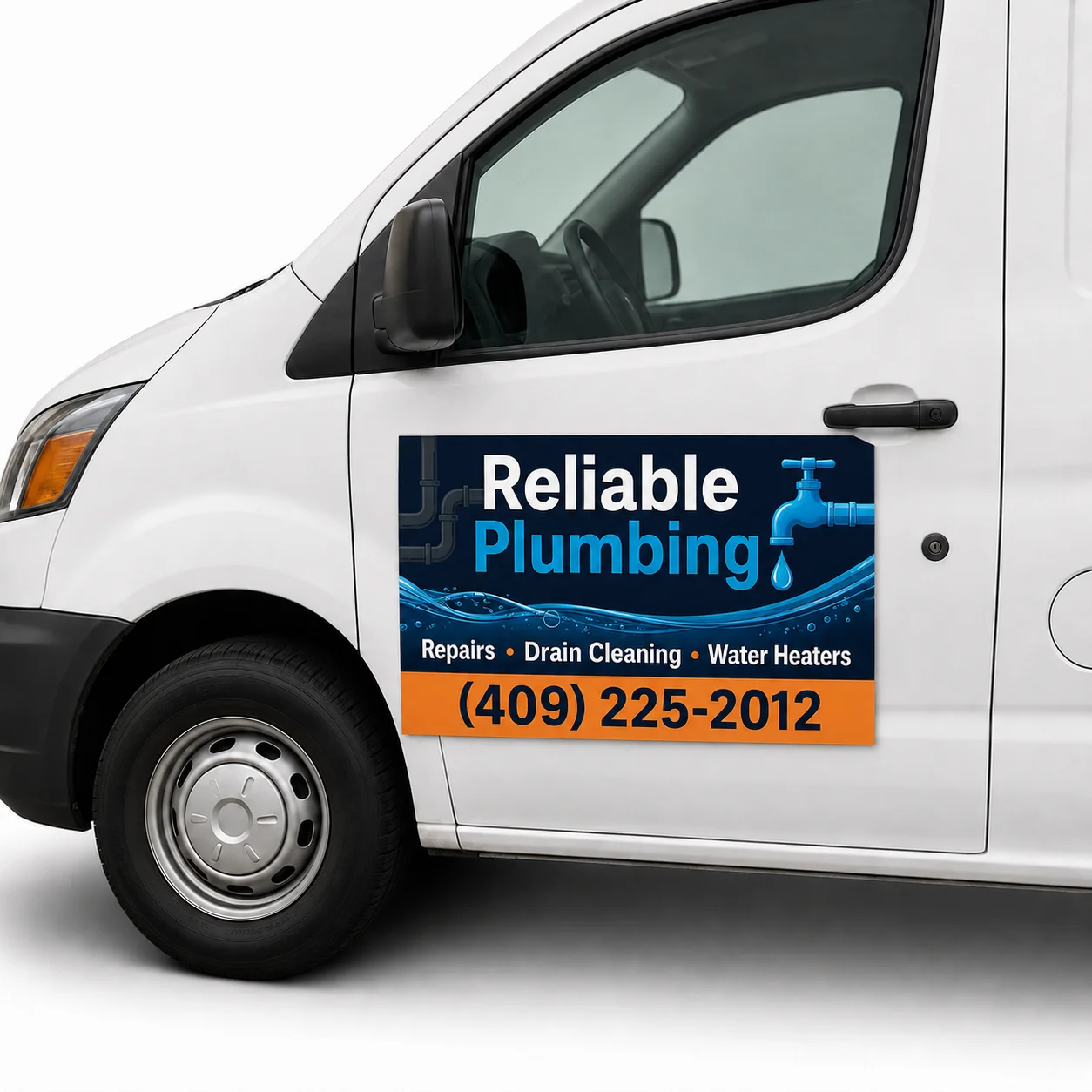 Custom car and vehicle magnet sign in Beaumont TX